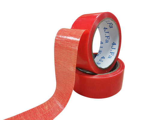 Großhandelspreis-einseitiges wasserdichtes rotes Faser-Stoff-Band