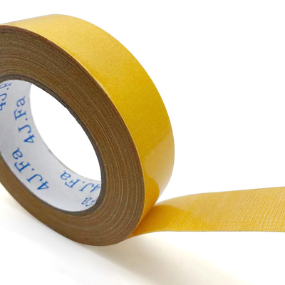 Direktverkauf-Preis-Doppeltes versah gelbes rückstandsloses Teppich-Band für versiegelnden Teppich mit Seiten