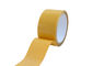 Doppeltes versah selbstklebendes Fiberglas-Maschen-Band mit gelbem Freigabe-Papier mit Seiten