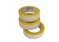 Gelbe 2 Zoll 30Y Doppeltes mit Seiten versehene Teppich-Band-für Wolldecken, Matten, Auflagen, Läufer