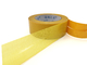 Direktverkauf-Preis-Doppeltes versah gelbes rückstandsloses Teppich-Band für versiegelnden Teppich mit Seiten
