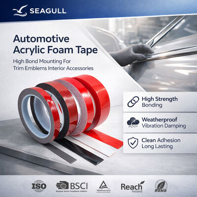 Zusammengefügte doppelseitige Verklebung Acrylfoam-Band für Automotive Trim Montage Witterungsdichte Befestigung