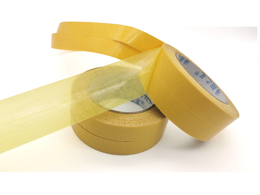 Heißes Verkaufs-Gelb für das Ausstellungs-Teppich-doppelte mit Seiten versehene Band wasserdicht