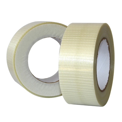 Kautschuk-Hochschmelz-Doppelseitig-Bidirectional-Glasfasernetz-Kreuzband für Schrumpfverpackung