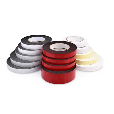 ISO 9001 EVA-Doppelseitiges Tape aus Schaumstoff Weiß oder Schwarz mit Acrylanschluss