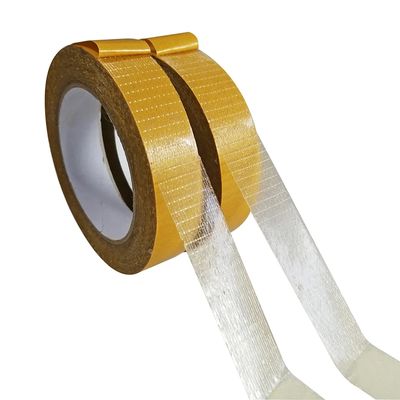 Doppelseitiges Glasfasernetzband Ausgezeichnete Wasserbeständigkeit Langlebige Rissbeständigkeit