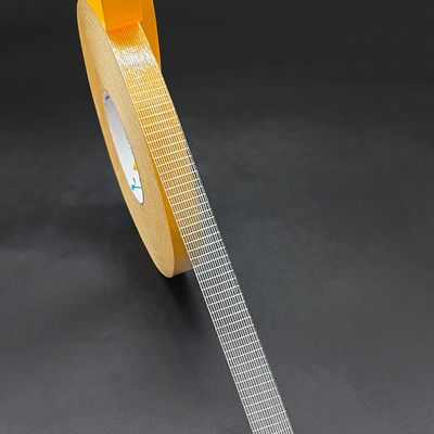 Hochfeste, doppelseitige Glasfasergewebeband mit 220MIC Dicke für PVC-Wetterstreifen und Böden