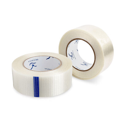 Cross Filament Tape Heavy Duty Fiberglass Strapping Tape For Carton Box Reinforcement