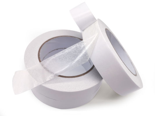 High-Tack-Acryl-Klebstoff doppelseitige Tissue-Papier-Tape-Rolle zum Lamieren