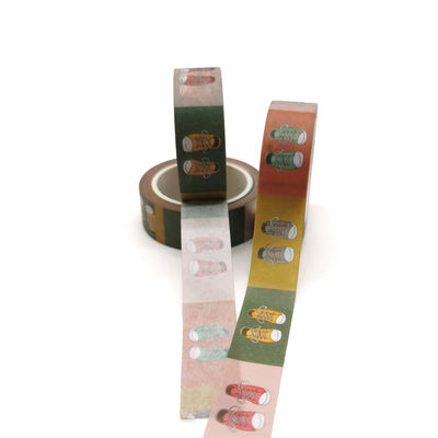 Stempelschnitt die kundenspezifische Druck-CMYK Geschenk-Verpackung Taiwan DIY Lochstreifen Washi-Verpackung