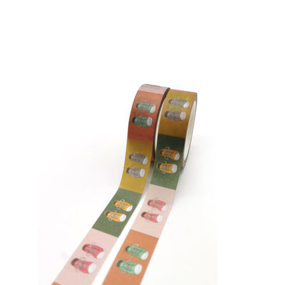 Stempelschnitt die kundenspezifische Druck-CMYK Geschenk-Verpackung Taiwan DIY Lochstreifen Washi-Verpackung