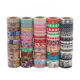 Nettes Gewebe kopierte Washi-Band-Haftvermögen-Einklebebuch-Geschenk-Verpackung