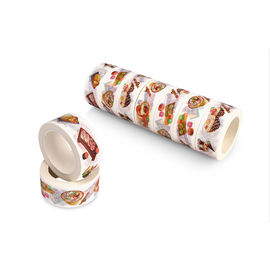 Farbiges Blumen-Washi Lochstreifen, dünn kopierter Handwerks-Band-Kautschukkleber