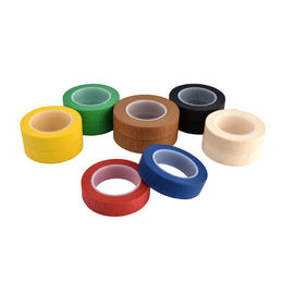 Einfache Schale farbiges selbsthaftendes Kreppband, Gummibasis farbiger Packband hitzebeständig