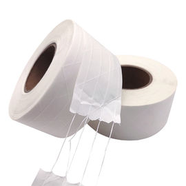 Weißes gummiert Kraftpapier Lochstreifen, Fiberglas-Papierpackband-Wasser aktiviertes Logo-Drucken