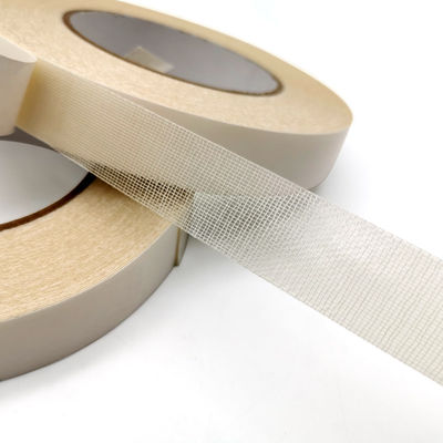 Heiße Schmelzklebendes doppeltes mit Seiten versehenes Teppich-Band-Baumwollstoff-Material für das Binden