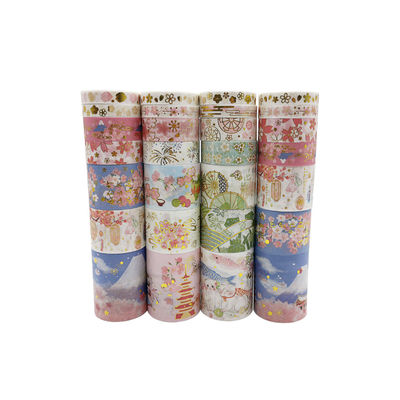 30 japanische Kawaii Karikatur klebender Maskierungswashi nimmt der Entwurfs-7pcs/Box für Kugel-Zeitschrift Scrapbooking-Dekoration auf