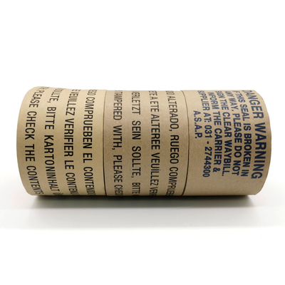 Nicht giftiges gummiert Brown recyclebares biologisch abbaubares Lochstreifenrepulpable